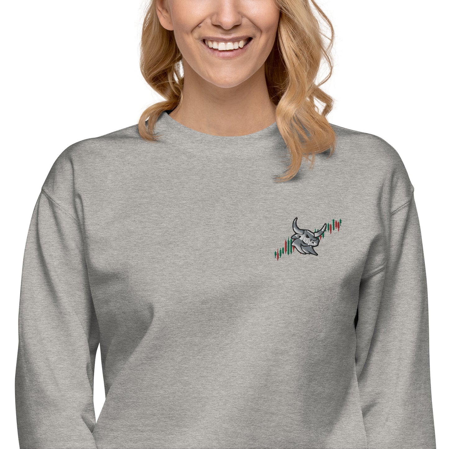 Logo Clean "Bull/Candles" Unisex Premium Sweatshirt