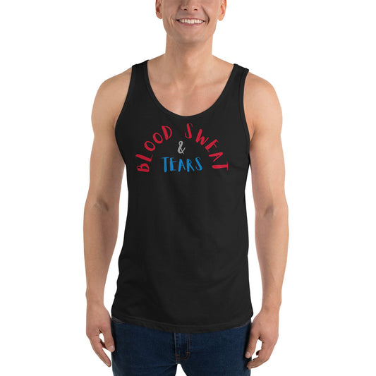 BLOOD SWEAT & TEARS (Betweenplays Brand) Unisex Tank Top