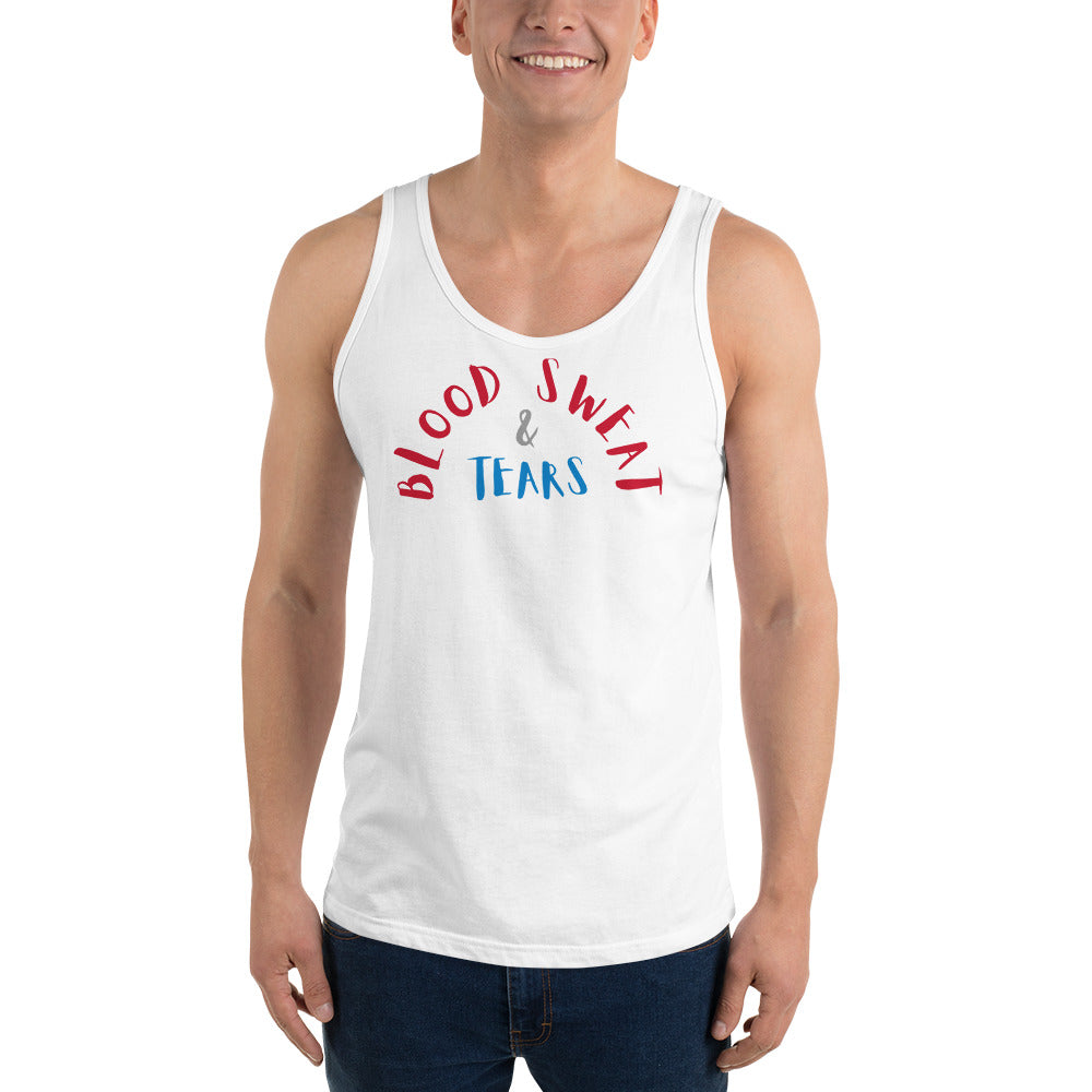 BLOOD SWEAT & TEARS (Betweenplays Brand) Unisex Tank Top