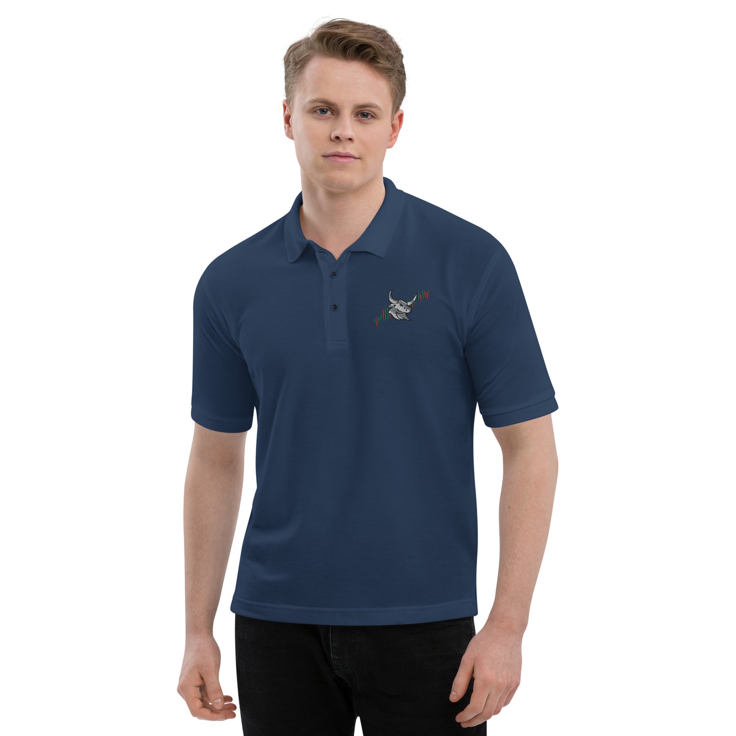 Logo Clean Men's Premium Polo