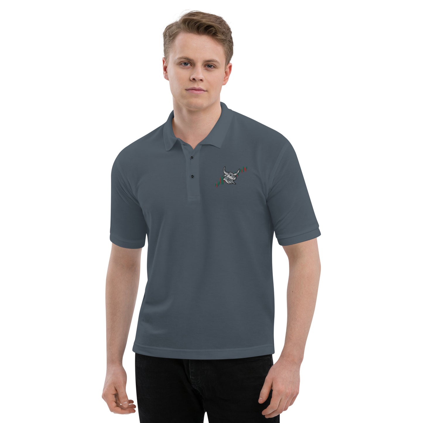 Logo Clean Men's Premium Polo