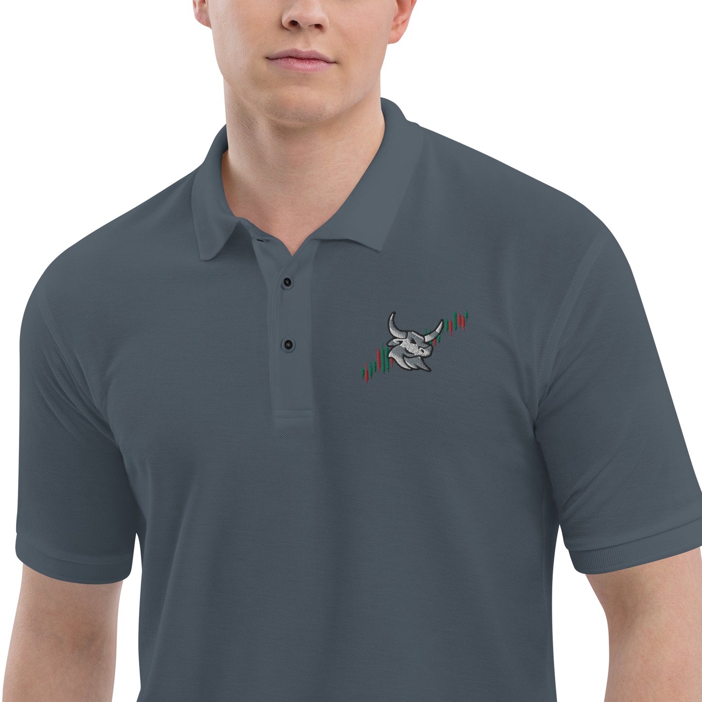 Logo Clean Men's Premium Polo