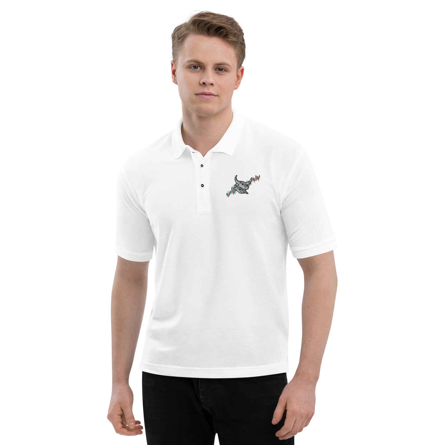 Logo Clean Men's Premium Polo