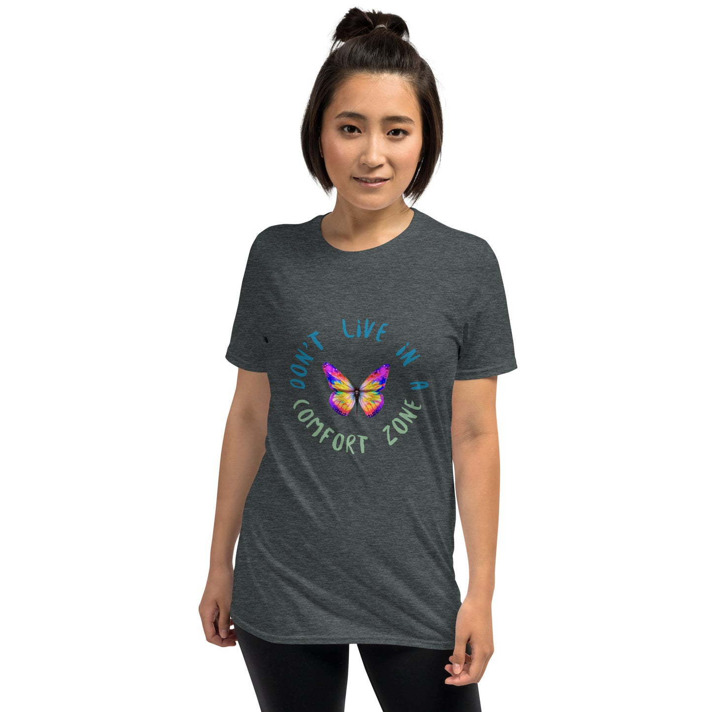 Live Outside Comfort Zone, Moving Forward (MOFO) Designs Short-Sleeve Unisex T-Shirt