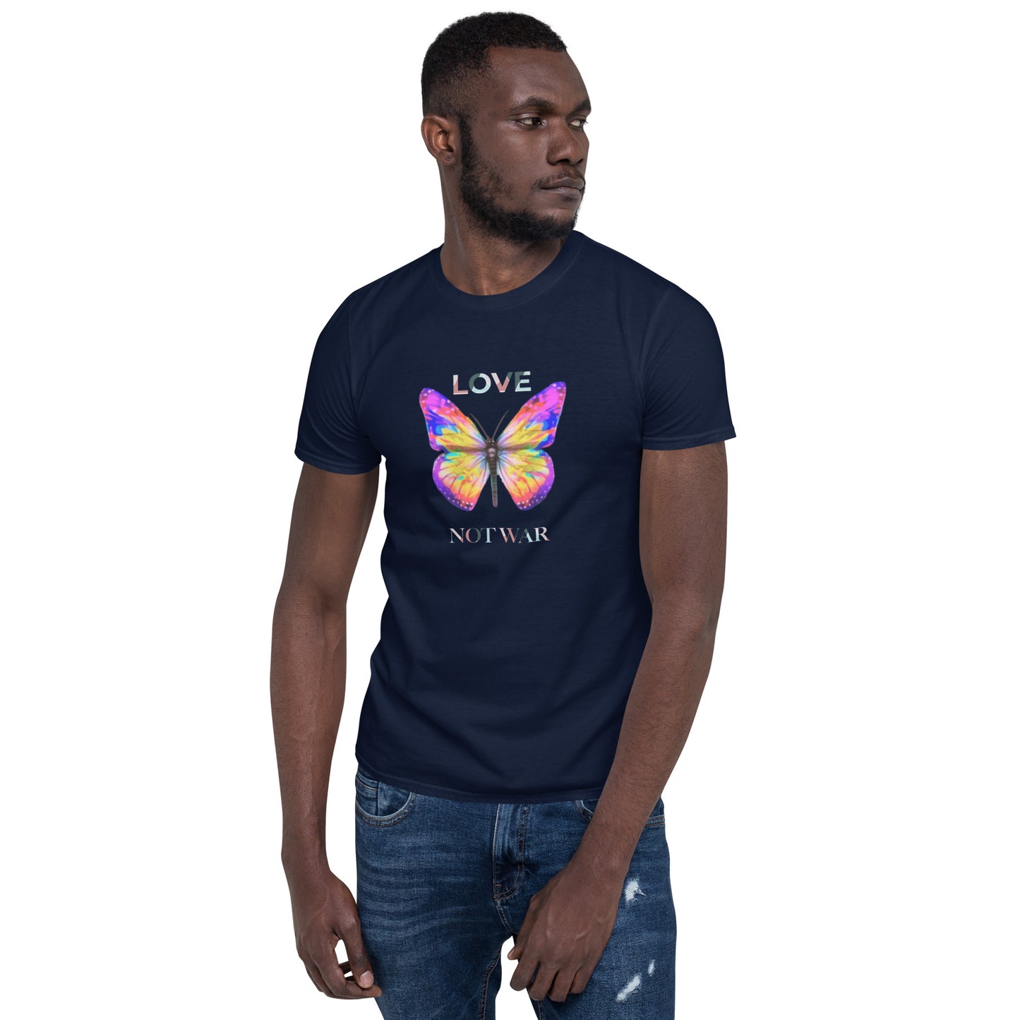 Love Not War, Moving forward (MOFO) Designs Short-Sleeve Unisex T-Shirt