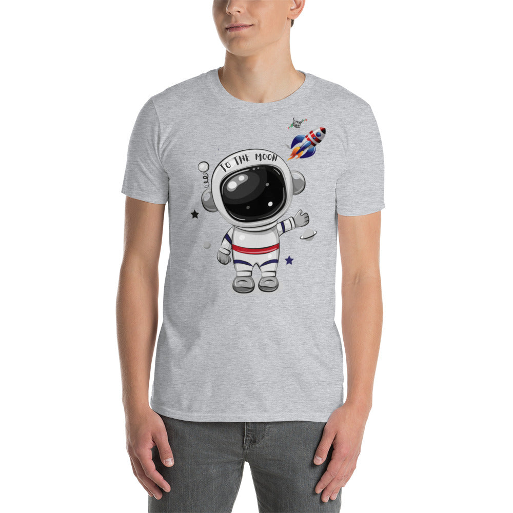 TO THE MOON Short-Sleeve Unisex T-Shirt