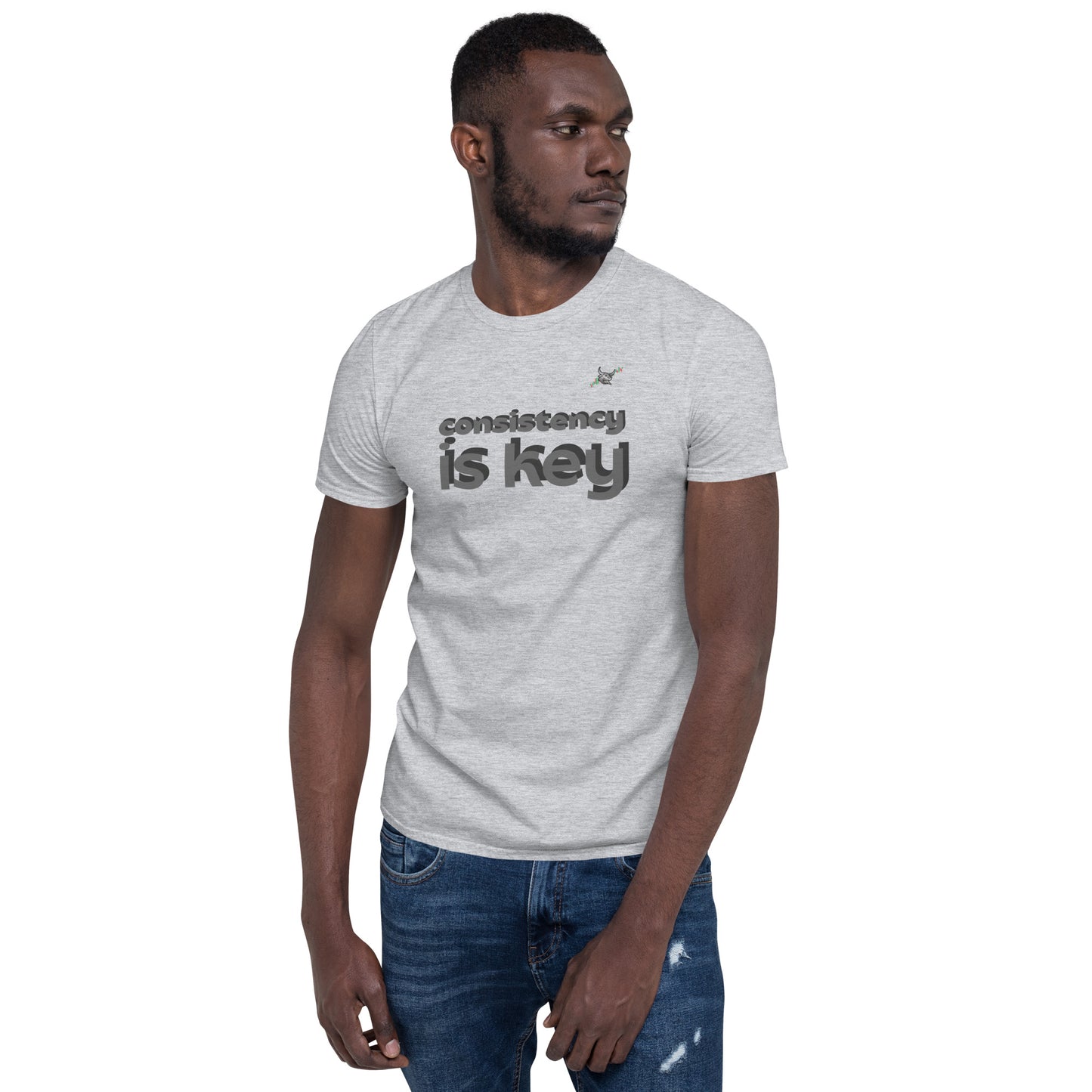 CONSISTENCY IS KEY (Betweenplays Brand) Short-Sleeve Unisex T-Shirt