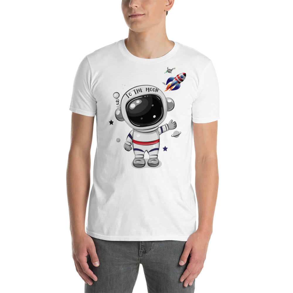 TO THE MOON Short-Sleeve Unisex T-Shirt