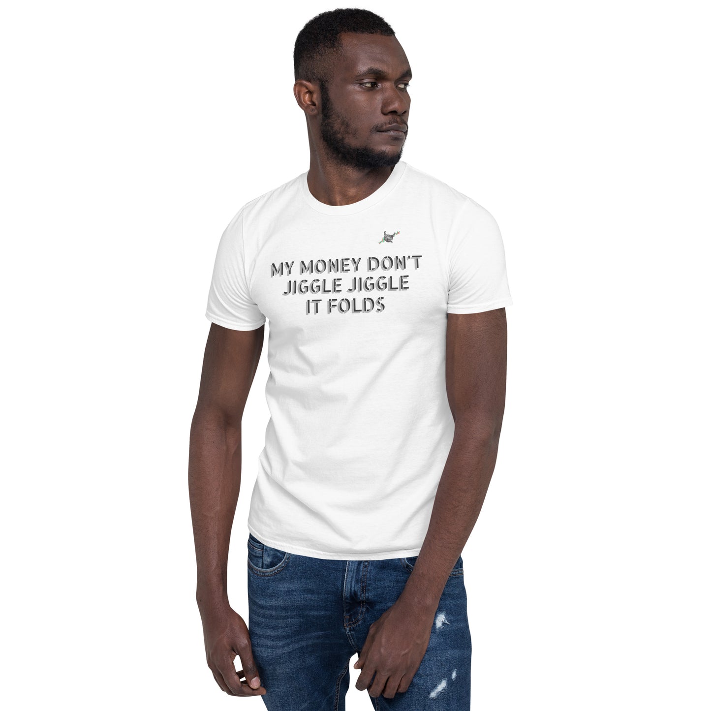 Money don't Jiggle Jiggle (Betweenplays Brand) Short-Sleeve Unisex T-Shirt