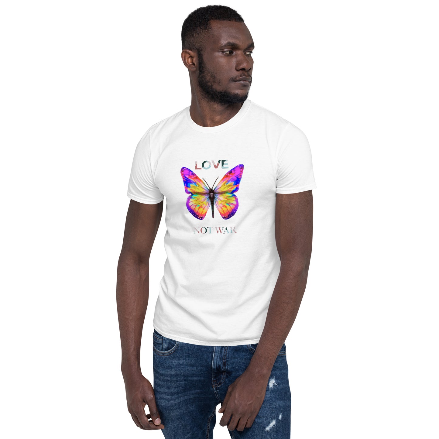 Love Not War, Moving forward (MOFO) Designs Short-Sleeve Unisex T-Shirt