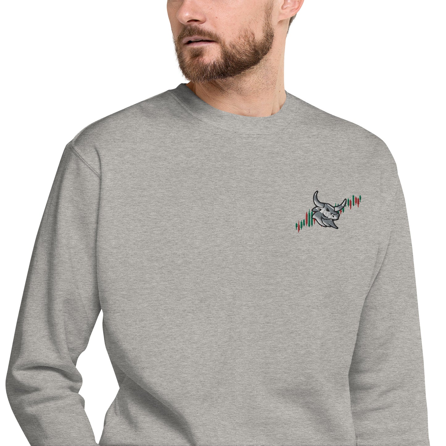 Logo Clean "Bull/Candles" Unisex Premium Sweatshirt