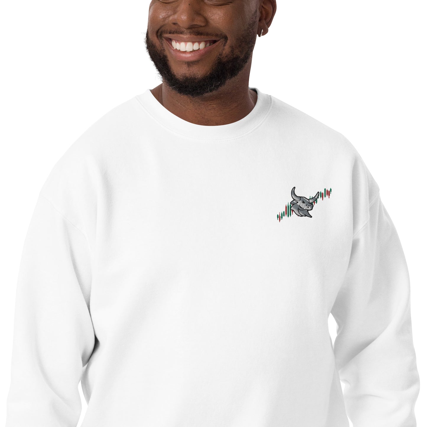 Logo Clean "Bull/Candles" Unisex Premium Sweatshirt